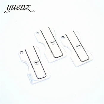 YuenZ 10шт Точилка для карандашей цвета Античного серебра Подвески Металлические Аксессуары Для изготовления ювелирных изделий 22*13 мм J425