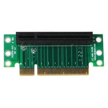 PCI PCI-E 1X 4X 8X Адаптер Riser Card 90 Градусов Riser Converter Card Для Компьютера На серверном Шасси 1U/2U