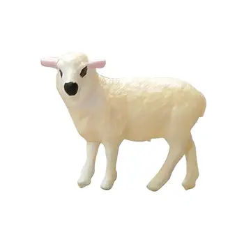 Модель овцы 1: 64 Наборы для сборки игрушечных фигурок овец с ручной росписью