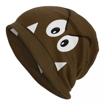 Мультяшная Игра Goomba Face Bonnet Hat Вязаная Шапка Мужская Женская Хип-Хоп Унисекс Зимние Теплые Шапочки Cap