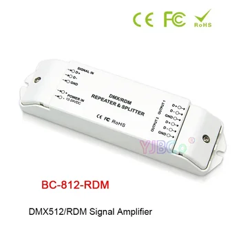Bincolor LED DMX512/Усилитель сигнала RDM BC-812-RDM DMX512/1990/Ретранслятор мощности RDM Усилитель мощности DMX 12V-24V DC