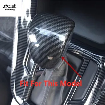 1 лот Декоративная крышка рычага переключения передач из углеродного волокна ABS для автомобильных аксессуаров KIA Sorento MQ4 2021 года выпуска
