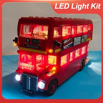 Комплект светодиодного освещения Для двухэтажного автобуса, совместимого с 10258 (включено только освещение)