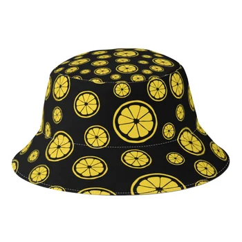 Летняя Лимонная Панама для Мужчин И Женщин, Повседневные Фруктовые Рыбацкие Шляпы Sandbeach Boonie Hat