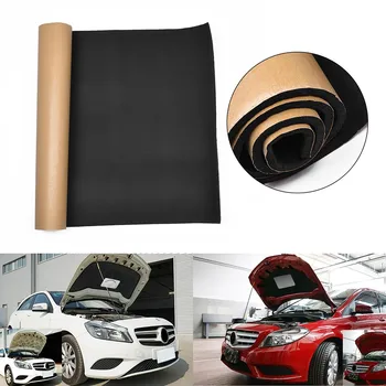 30x50 см, 5 мм, автомобильный акустико-тепловой шумоглушающий коврик, звукоизоляционные стеновые панели, шумоизоляционные коврики с автоматическим глушением для автомобилей