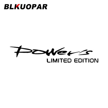 BLKUOPAR Power Limited Edition Текстовые автомобильные наклейки с рисунком, Наклейка с забавным шрифтом, Водонепроницаемая высечка на лобовом стекле, Стайлинг автомобиля-фургона
