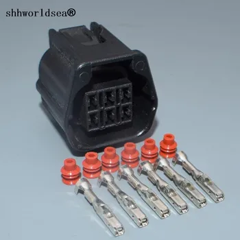 Shhworldsea 6-контактный Автоматический соединитель проводов 7283-9332-30 С клеммами Автоматический электрический удлинитель для проводов