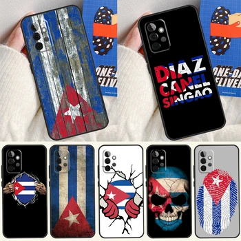 Рисунок флага Кубы для Samsung Galaxy A34 A54 A14 A13 A52 A52S A32 A12 A22 A72 A71 A51 A33 A73 A53 Чехол