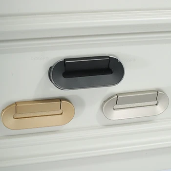 Дверца шкафа с прорезями Встроенная невидимая дверца выдвижного ящика Дверца шкафа Обувной шкафчик Скрытая дверная ручка