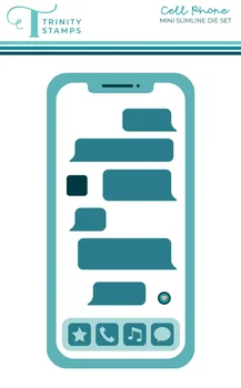 Мини-набор штампов для мобильного телефона для скрапбукинга 