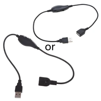 1-Комплектный USB-Удлинитель от Мужчины к Женщине, Встроенный Диммер Включения / Выключения для Управления Челноком