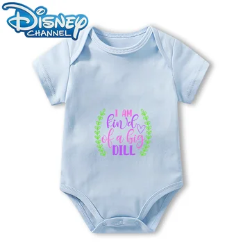 Детская одежда Боди для новорожденных Комбинезон для мальчиков и девочек Disney Mickey Mouse с короткими рукавами Комбинезоны от 0 до 12 месяцев