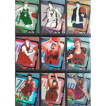 Аниме SLAM DUNK Редкие Отражения SSR Флэш-Карты Sakuragi Hanamichi ShinichiMaki Игрушки для мальчиков Коллекционные Карты Подарки на День рождения