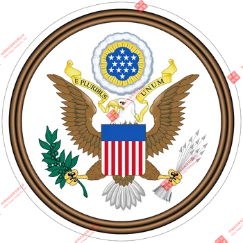 Наклейка American Great Seal E Pluribus Unum Соединенные Штаты Наклейка На Бампер Автомобиля Наклейка На Ноутбук