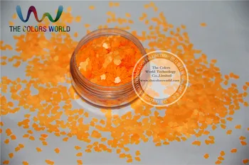 Устойчивые к растворителям блестки-неоново-оранжевые Блестящие конфетти в форме облаков для лака для ногтей и украшения своими руками 1 упаковка = 50 г