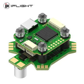 Контроллер полета iFlight BLITZ Mini ATF435 с BLITZ Mini E55S 4-В-1 2-6 S ESC/ 5,8 ГГц 600 МВт Регулируемый VTX для радиоуправляемого FPV-Дрона