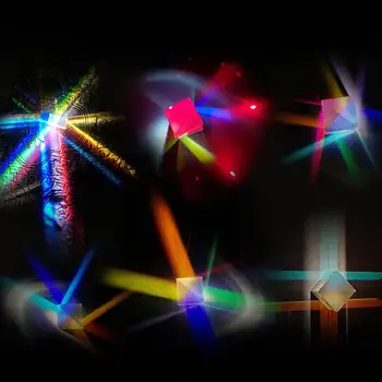 Призма Rainbow Оптическая призма Головоломка X-cube Призма Учебное пособие по физике Специальная оптическая призма Учебное пособие для подарка