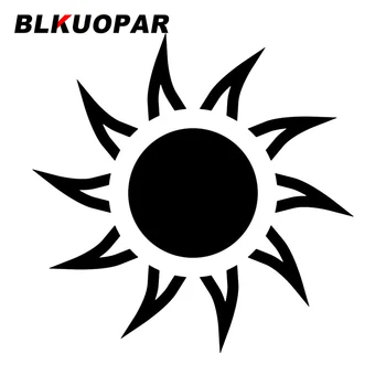 BLKUOPAR Символ Солнца и жаркой погоды Небо Автомобильная наклейка Индивидуальность Аниме Виниловая наклейка С защитой от царапин Графика на холодильник Автомобильные товары
