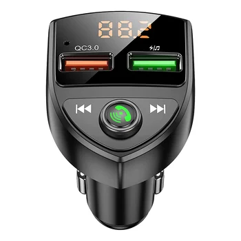 Автомобильный Bluetooth FM-Передатчик, Беспроводной Автомобильный Bluetooth-Адаптер FM