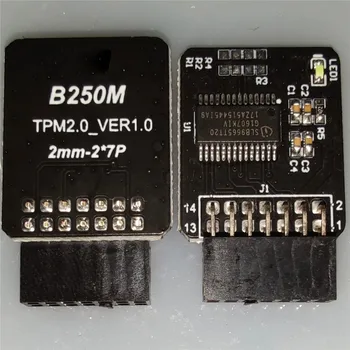 Замена модуля безопасности 14Pin 2 *7P TPM2.0 Модуль TPM для модуля защиты платформы MSI B250M Win11