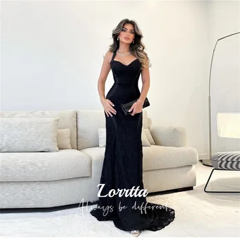 Lorrtta Женская черная сексуальная кружевная юбка на подтяжках 