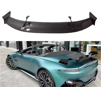 Для Aston Martin Vantage V8 2018 2019 2020 2021 2022 2023 F1 Настоящее сухое карбоновое волокно Заднее Крыло автомобиля Спойлер багажника