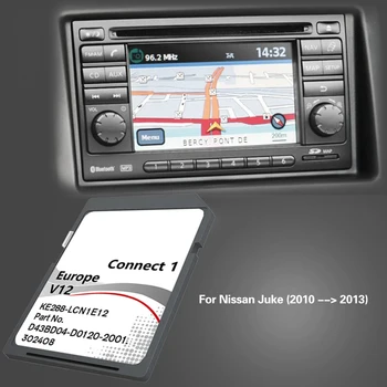 Для Nissan Juke 2010 2013 Норвегия Польша Нидерланды Навигационная карта SD новой версии Карта GPS