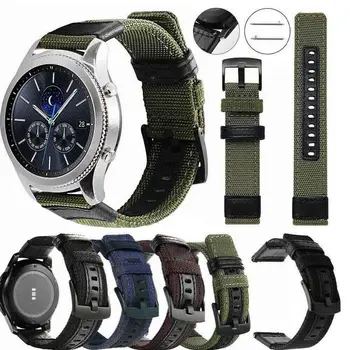 20мм 22мм Нейлоновые Ремешки Для Samsung Galaxy Watch 46мм 42мм Amy Green Band Для Amazfit Для Huawei Sport Smart Strap Correas