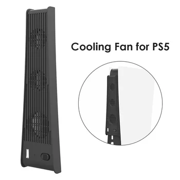 Для PS5 Охлаждающий вентилятор USB-кулер с 3 охлаждающими вентиляторами для PlayStation 5 / 5 Digital Edition Аксессуары для игровой консоли для PS5 вентилятор