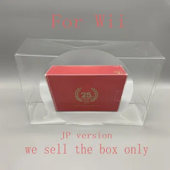 Прозрачный Протектор Коробки Для Сбора Коробок К 25-летию Nintendo WII Game Shell Прозрачная Витрина