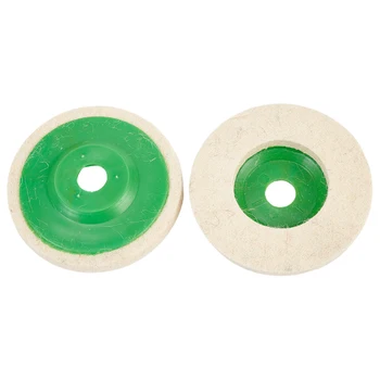 10шт 100 мм Шерстяные Полировальные круги Войлочная прокладка 4-дюймовые Буферные Диски для полировки деревянных напольных покрытий Аксессуары для полировки