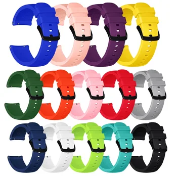 Ремешки Для Часов Силиконовый Браслет Samsung Galaxy Watch Active 14 Цветов Смарт-Часы Быстрая Замена Браслета 1ШТ