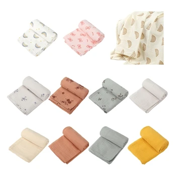 Портативные Хлопчатобумажные детские пеленки, Одеяло, детский Спальный мешок для растущих младенцев H37A