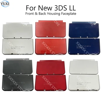 YuXi Для Нового 3DS LL XL Передняя и Задняя Крышка Корпуса Лицевая Панель Ремонтная Деталь Для Новой Игровой Консоли 3DSLL 3DSXL