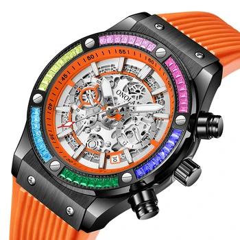 2023 Новые часы для мужчин Модный Бизнес Класса Люкс от ведущего бренда ONOLA Кварцевые часы Водонепроницаемые Спортивные