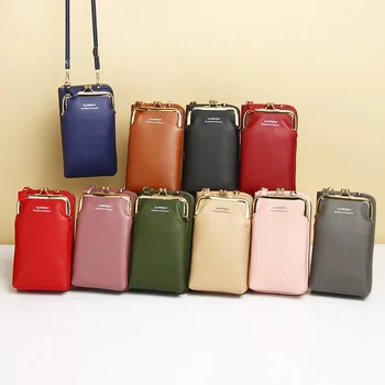 Взрывная сумка для телефона через плечо, популярная женская многофункциональная мини-сумка, вертикальная сумка, женский длинный кошелек