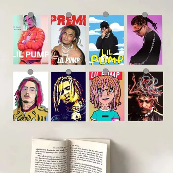 Музыкальная певица L-Lil P-Pump Плакат на холсте HD Печать персонализированного настенного искусства На заказ