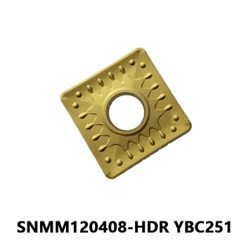 Твердосплавные пластины SNMM для обработки стали SNMM120408-HDR YBC251 Токарный станок с ЧПУ по металлу, Инструменты для механической мастерской