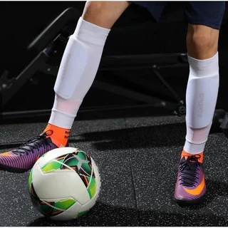 Длинные футбольные носки, футбольные гольфы для икр, защитное снаряжение для футбола, фиксированные носки, уличные защитные носки для икр, чистый хлопок