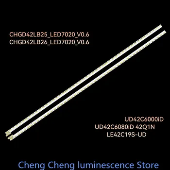 ДЛЯ световой панели Panda LE42C19S-UD CHGD42LB26_ LED7020_ V0.6 M420U13-E1-L 48LED 6V 465 M 100% НОВАЯ светодиодная лента подсветки