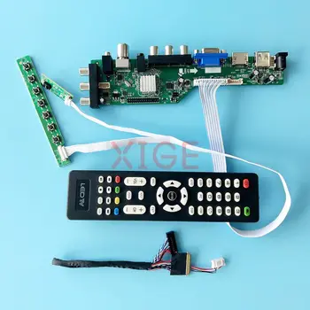Для CLAA101NB01 N101L6 N101LGE Плата контроллера драйвера USB + DHMI + VGA + 2AV DVB комплект цифрового сигнала матрица 1024*600 40- Pin LVDS 10,1