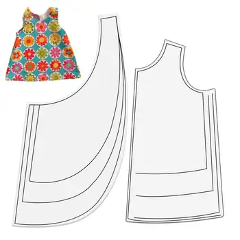 Шаблон для Шитья Детского Жилета Реверсивный Шаблон Для Квилтинга Детской Одежды Прочные И Многоразовые Выкройки Легкое Шитье Для Начинающих